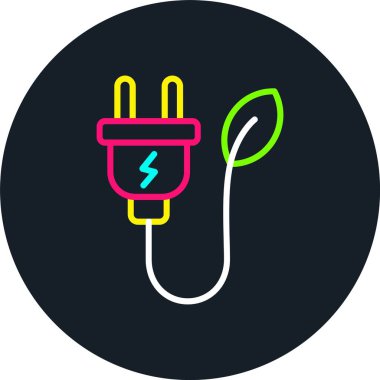 Biyokütle Çizgisi Çoklu Renk Simgesi