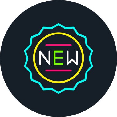 Yeni Satır Çoklu Renk Simgesi