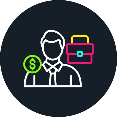 Yatırımcı Satırı Çok Renkli Simge