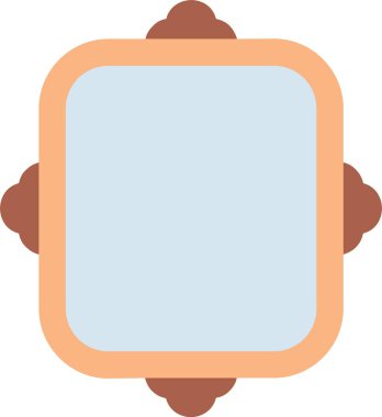 Çerçeve Düz Vektör Simgesi Tasarımı