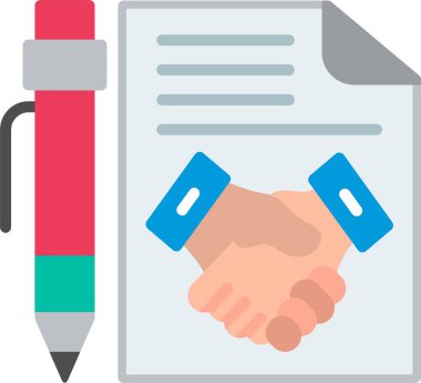 Görev Düz Vektör Simgesi Tasarımı