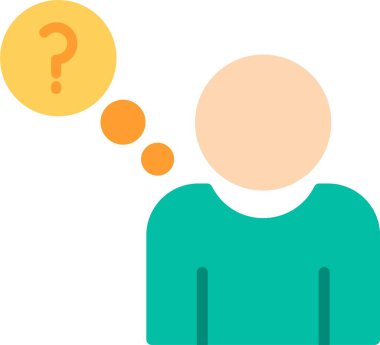 Makul Düz Vektör Simgesi Tasarımı