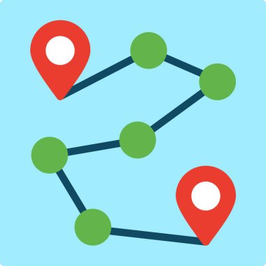 Düz Vektör Simgesi Tasarımı