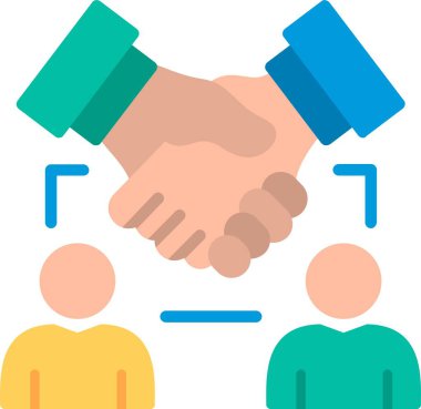 CRM Düz Vektör Simgesi Tasarımı