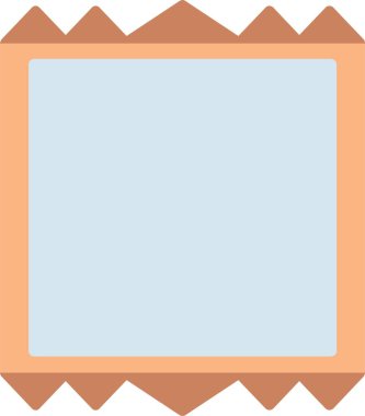 Çerçeve Düz Vektör Simgesi Tasarımı