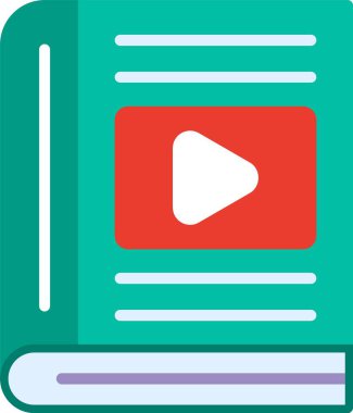 Eğitimler Düz Vektör Simgesi Tasarımı