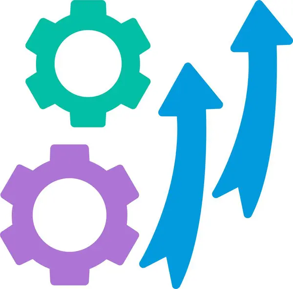 Geliştirme Düz Vektör Simgesi Tasarımı