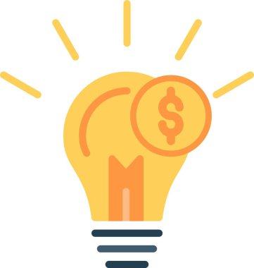 Yaratıcılık Düz Vektör Simgesi Tasarımı