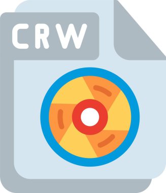 CRW Flat Vector Icon Design clipart