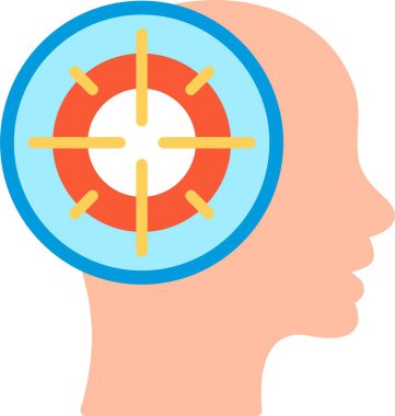 Düz Vektör Simgesi Tasarımına Odaklan