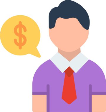 Ödeme Düz Vektör Simgesi Tasarımı