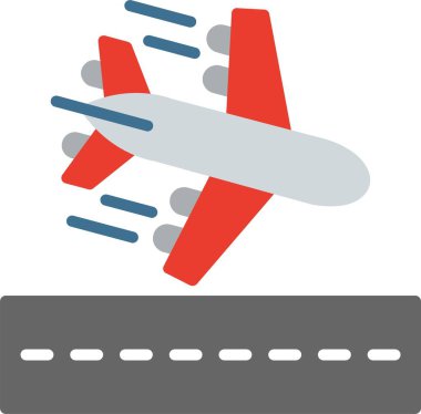 Geliş Düz Vektör Simgesi Tasarımı