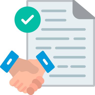 İstihdam Düz Vektör Simgesi Tasarımı