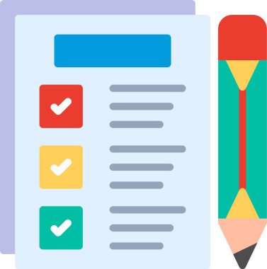 Düz Vektör Simgesi Tasarımı Sınanıyor