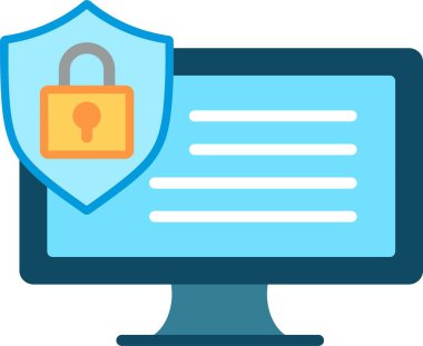 Bilgisayar Düz Vektör Simgesi Tasarımı