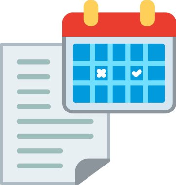 Dosya Düz Vektör Simgesi Tasarımı