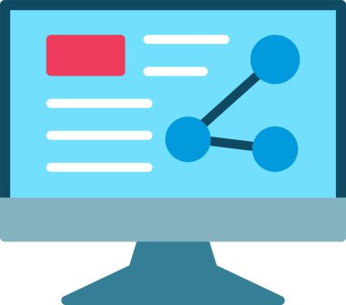 Düz Vektör Simgesi Tasarımı İzle