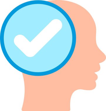 Pozitif Düz Vektör Simgesi Tasarımı