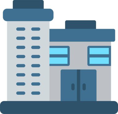 Ofis Oluşturma Düz Vektör Simgesi Tasarımı