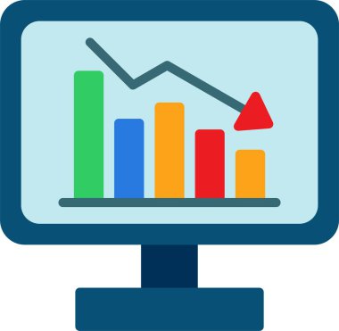 Dekglyph Düz Vektör Simgesi Tasarımı