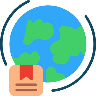 Düz Vektör Simgesi Tasarımı Aktar