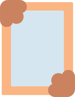 Çerçeve Düz Vektör Simgesi Tasarımı