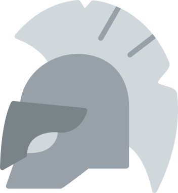 Miğfer Düz Vektör Simgesi Tasarımı