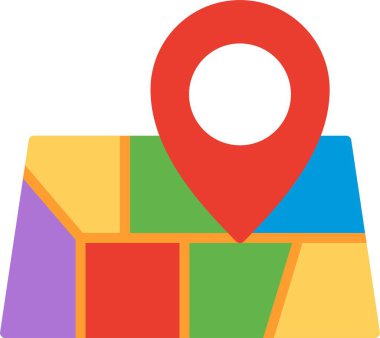 Yer Tutucu Düz Vektör Simgesi Tasarımı