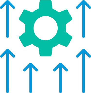 Geliştirme Düz Vektör Simgesi Tasarımı