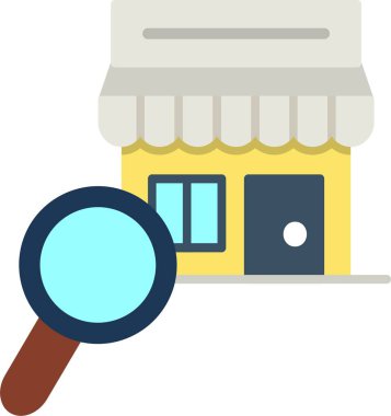 Düz Vektör Simgesi Tasarımı Ara