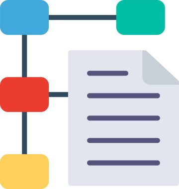 Yapı Düz Vektör Simgesi Tasarımı