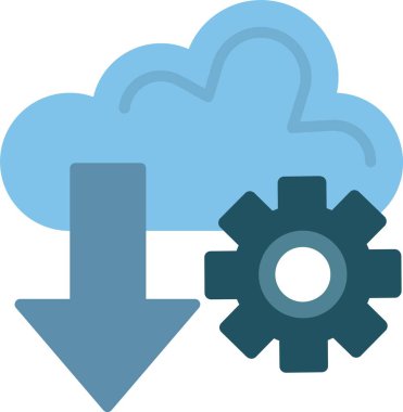 Düz Vektör Simgesi Tasarımı İndiriliyor