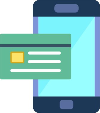 Glyph Ödeme Düz Vektör Simgesi Tasarımı