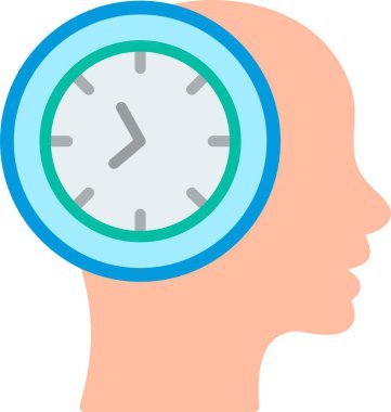 Patience Düz Vektör Simgesi Tasarımı