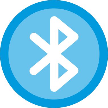 Bluetooth Düz Vektör Simgesi Tasarımı