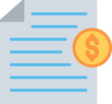 Dosya Düz Vektör Simgesi Tasarımı