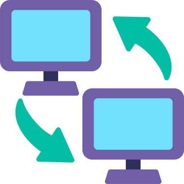 Düz Vektör Simgesi Tasarımı Aktar