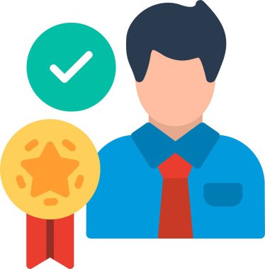 En İyi Çalışan Düz Vektör Simgesi Tasarımı