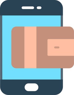 Ödeme Yöntemi Düz Vektör Simgesi Tasarımı