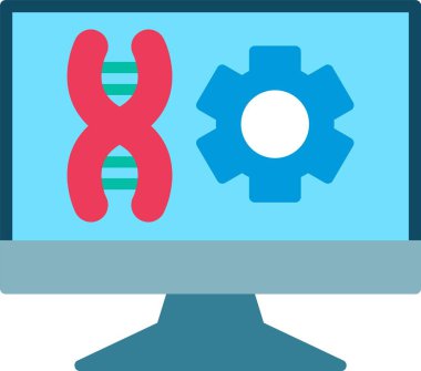 Sistem Düz Vektör Simgesi Tasarımı