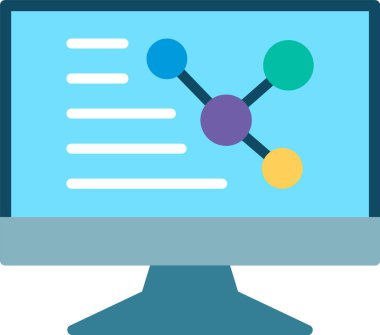 Tıbbi araştırma Düz Vektör Simgesi Tasarımı