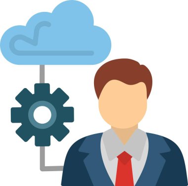 Tüketici Düz Vektör Simgesi Tasarımı