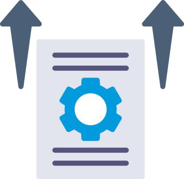 Geliştirme Planı Düz Vektör Simgesi Tasarımı