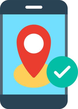 Yer Tutucu Düz Vektör Simgesi Tasarımı