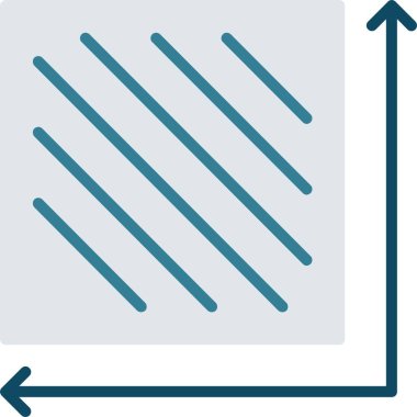 Düz Alan Vektör Simgesi Tasarımı