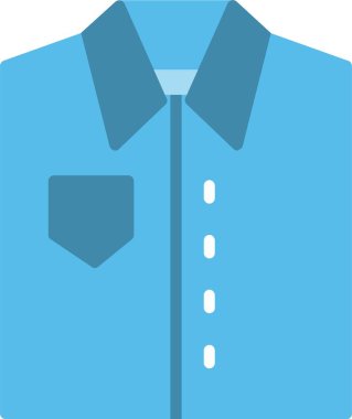 shirt düz vektör simgesi tasarımı