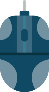 Fare Düz Vektör Simgesi Tasarımı