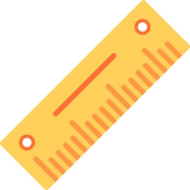 Düz Vektör Simgesi Tasarımı Ölçekle