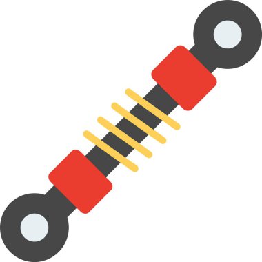 Emici Düz Vektör Simgesi Tasarımı