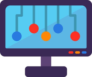 Düz Vektör Simgesi Tasarımı İzle
